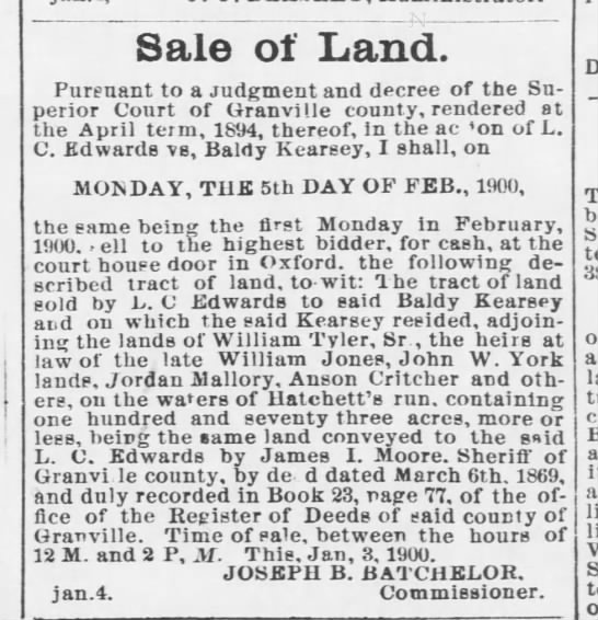 Baldy Kersey land sale 2